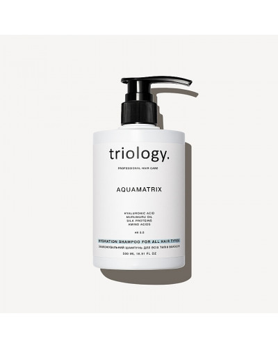 Зволожувальний шампунь для всіх типів волосся Aquamatrix Triology.