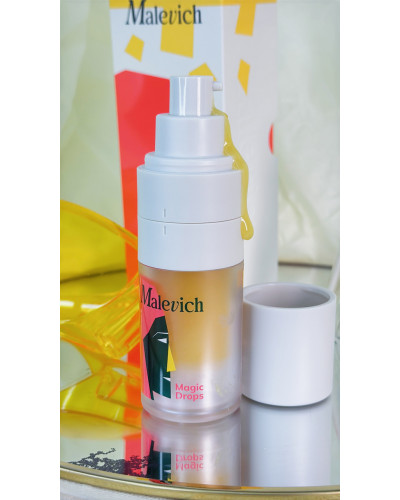 Освітлююча сироватка з вітаміном С Magic Drops Malevich