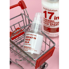 Рідкий шовк для волосся з кератином і кислотами Hollyskin Acid Solution Keratin Hair Silk