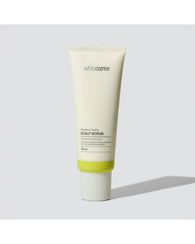 Кислотний скраб-пілінг для шкіри голови whocares Pumpkin Protein Scalp Scrub 180 ml