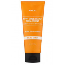 Охолоджувальна маска для волосся та шкіри голови Kundal Hair Loss Relief Treatment Herb mint 200 мл