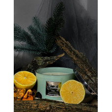 Велика ароматизована свічка Aromatherapy з ароматом лічі