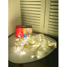 Тепла гірлянда-шторка від розетки 2 м Led decorative lights