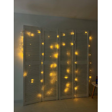 Тепла гірлянда-шторка від usb led light 3 м