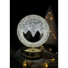 Сяюча настільна лампа Crystal Table Lamp із сенсорним управлінням та вбудованим акумулятором
