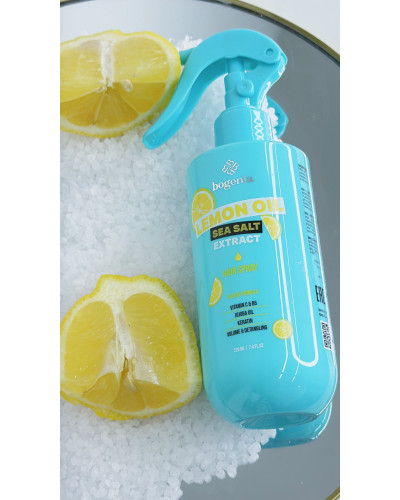 Сольовий спрей для волосся LEMON OIL & SEA SALT SPRAY BOGENIA BG440