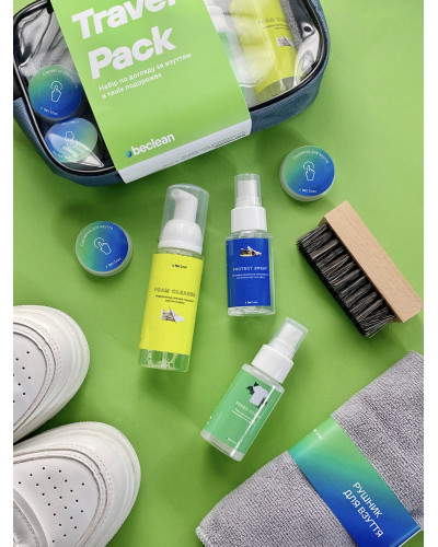 Набір для догляду за взуттям Travel Pack Beclean