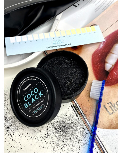 Чорний порошок для відбілювання зубів Mr. Scrubber Сoco Black
