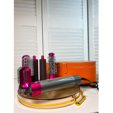Фен стайлер Hair Brush Дайсон на мінімалках для сушіння, укладання, випрямлення та завивання волосся 5 в 1 з чохлом