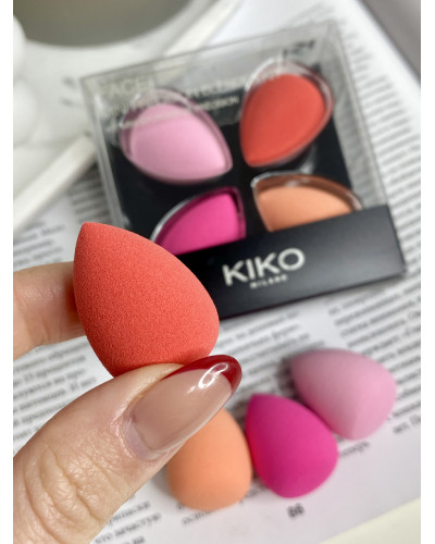 Набір міні спонжей для нанесения макіяжу Kiko Milano Mini Precision Blender Kit