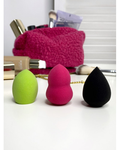 Набір спонжів для нанесення макіяжу Triumph Cosmetics Beauty Sponge all face