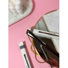 Пензель для макіяжу брів Bogenia Professional Angled Eyebrow Brush 015, синтетичний ворс (BG200)