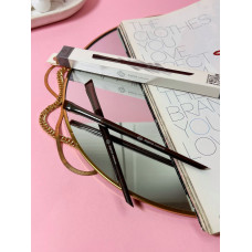 Пензель для макіяжу брів Bogenia Professional Angled Eyebrow Brush 015, синтетичний ворс (BG200)