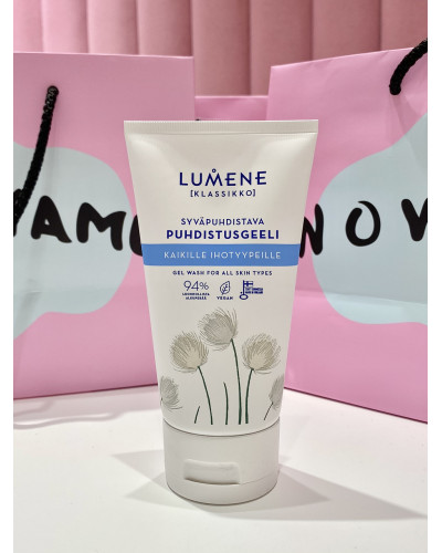 Гель для вмивання Lumene з бавовною