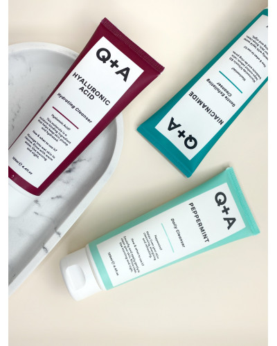 Гель для вмивання з м'ятою Q+A Peppermint Daily Cleanser 125 мл