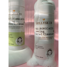 Очищувальна пінка для вмивання з гіалуроновою кислотою HOLLYSKIN Hyaluronic Acid Foaming Facial 150 мл