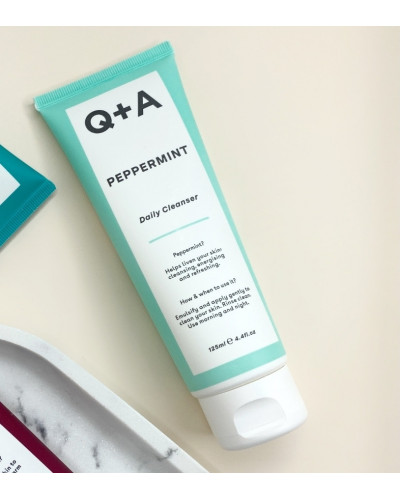 Гель для вмивання з м'ятою Q+A Peppermint Daily Cleanser 125 мл