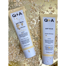 Очисний крем для обличчя з вівсяним молоком Q+A Oat Milk Cream Cleanser