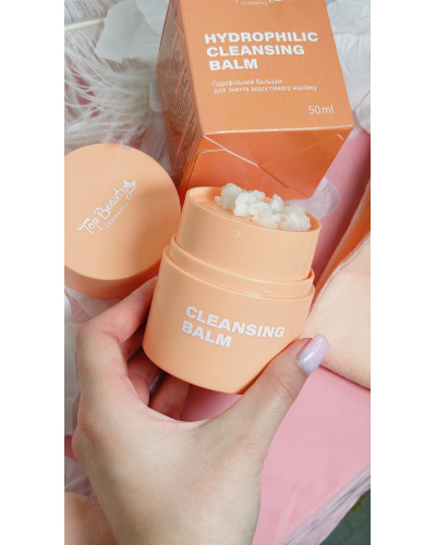 Гідрофільний бальзам для зняття водостійкого макіяжу Top beauty Cleansing balm