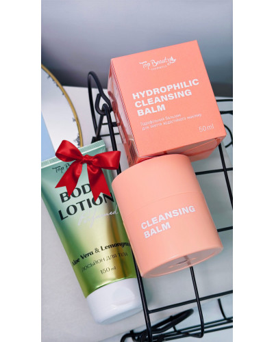 Гідрофільний бальзам для зняття водостійкого макіяжу Top beauty Cleansing balm