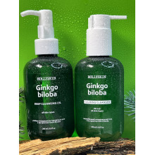 Заспокійливий очисний гель для обличчя з екстрактом Ginkgo Biloba HOLLYSKIN