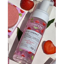 Пінка для вмивання обличчя з малиною Eсo sorbet Bielenda 150 мл