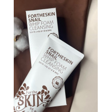 Пінка для вмивання обличчя з муцином равлика Fortheskin Snail Whip Foam Cleansing