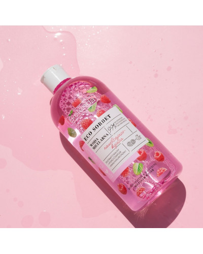 Міцелярна вода з малиною Eco sorbet Bielenda Soothing Micellar Water 500 мл