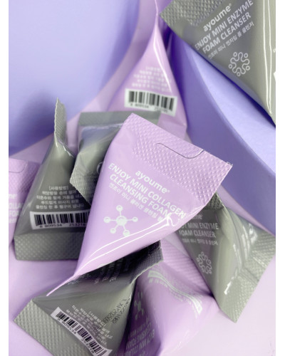 Пінка для вмивання обличчя з колагеном Ayoume Enjoy Mini Collagen Cleansing Foam 3 г