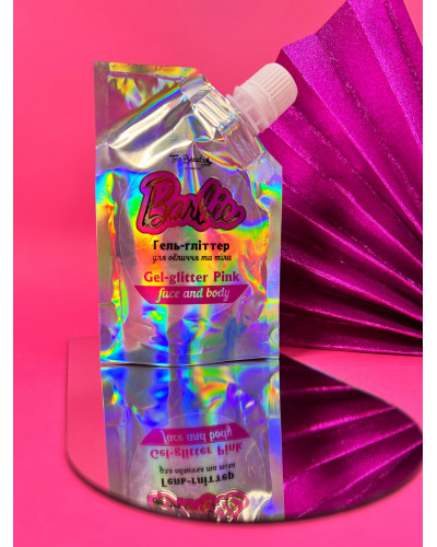 Гель-глітер для обличчя й тіла Barbie Top Beauty - 50 мл