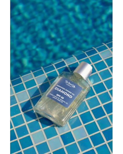 Суха парфумована олія для засмаги із шимером SPF 20 Top beauty