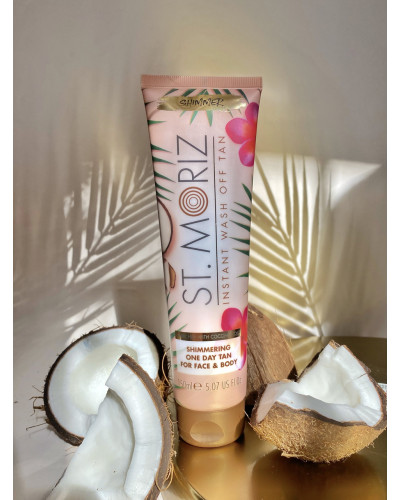 Бронзатор для тіла з легким ефектом засмаги St.Moriz Coconut Tan 150 мл