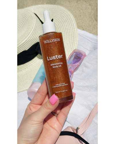 Акція: Олія для тіла з бронзовим шимером + гель у подарунок HOLLYSKIN Luster Shimmering Body Oil