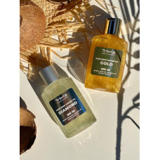 Суха парфумована олійка для засмаги з шимером SPF 20 Gold